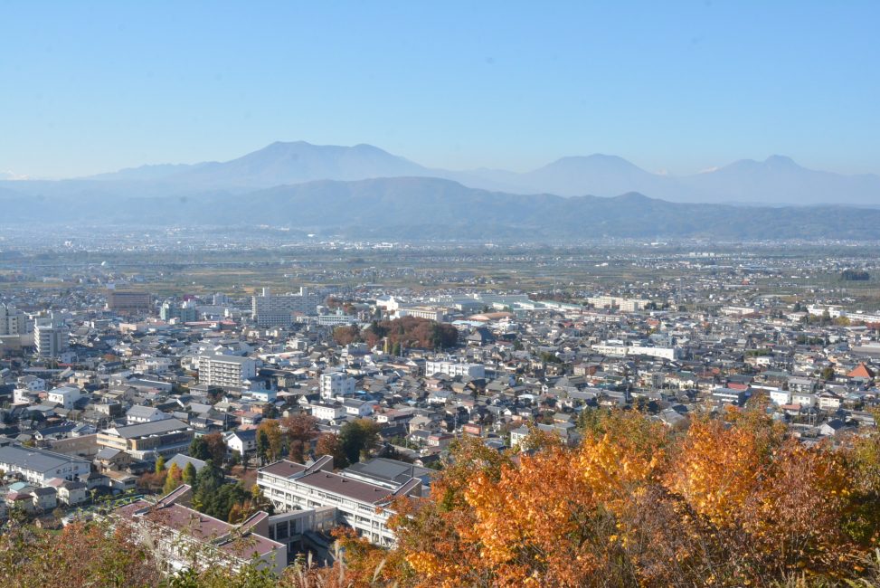 須坂市鎌田山から風景